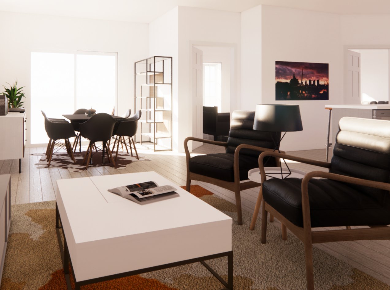 Princeton Estates interior and exterior